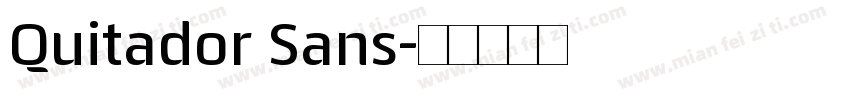 Quitador Sans字体转换